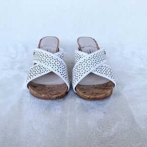 White Summer Wedges